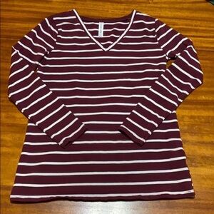 Zenana Long Sleeve V-Neck
